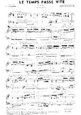 descargar la partitura para acordeón Le temps passe vite (Tango Chanté) en formato PDF