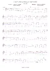 descargar la partitura para acordeón C'est une si belle histoire (Boléro) en formato PDF