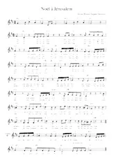 descargar la partitura para acordeón Noël à Jérusalem en formato PDF