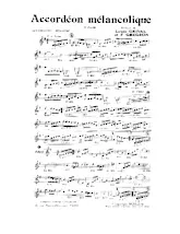 descargar la partitura para acordeón Accordéon mélancolique (Valse) en formato PDF