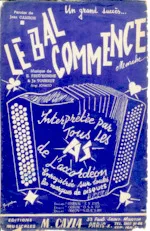 download the accordion score Le bal commence + Brise matinale + Ça tourne rond + Fais moi confiance in PDF format