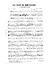 download the accordion score Les filles de mon village (Marche de l'expo 58) in PDF format