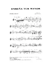 télécharger la partition d'accordéon Enseña tus manos (Slow Rock) au format PDF