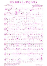 download the accordion score Les bals à cinq sous (Valse) in PDF format