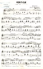 download the accordion score Vertige (Valse Musette) (Accordéon + Saxophones) in PDF format