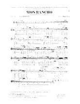 télécharger la partition d'accordéon Mon Rancho (De mi rancho) (Tango) au format PDF