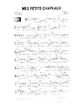 descargar la partitura para acordeón Mes petits chapeaux en formato PDF