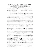 scarica la spartito per fisarmonica Une nuit de Paris in formato PDF
