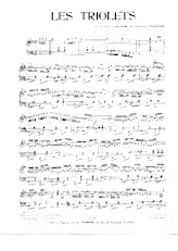 télécharger la partition d'accordéon Les triolets (Polka) au format PDF
