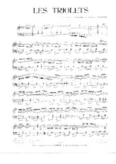 download the accordion score Les triolets (Polka) in PDF format