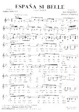 descargar la partitura para acordeón España si belle (Paso Doble) en formato PDF