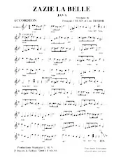 download the accordion score Zazie la belle (Java) in PDF format