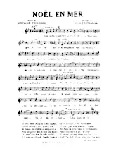scarica la spartito per fisarmonica Noël en mer in formato PDF