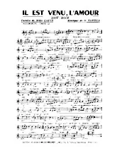 télécharger la partition d'accordéon Il est venu l'amour (Slow Rock) au format PDF