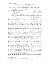 descargar la partitura para acordeón A tous les amoureux du monde (The Larry lime theme) (Voorbij) (Du film : Le troisième homme) en formato PDF