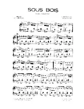 télécharger la partition d'accordéon Sous Bois (Polka Variations) au format PDF