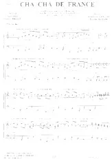 descargar la partitura para acordeón Cha cha de France en formato PDF