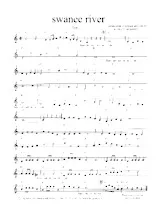 download the accordion score Swanee River (Fox) in PDF format