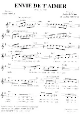 descargar la partitura para acordeón Envie de t'aimer (Cha cha cha) en formato PDF