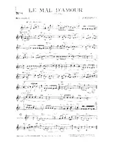 download the accordion score Le mal d'amour (Boléro) in PDF format