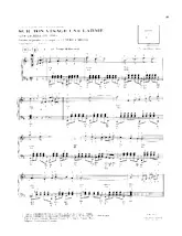 télécharger la partition d'accordéon Sur ton visage une larme (Una lacrima sul viso) (Arrangement Accordéon : Ido Valli) au format PDF