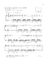 download the accordion score Sur ton visage une larme (Una lacrima sul viso) (Arrangement Accordéon : Ido Valli) in PDF format