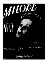 descargar la partitura para acordeón Milord (Chant : Edith Piaf) en formato PDF