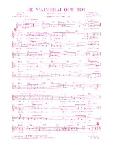 descargar la partitura para acordeón Je n'aimerai que toi (Boléro Chanté) en formato PDF