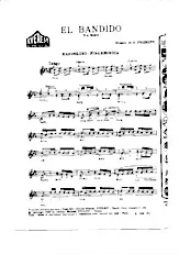 descargar la partitura para acordeón El bandido (Tango) en formato PDF