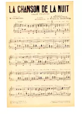télécharger la partition d'accordéon La chanson de la nuit (Valse Chantée) au format PDF