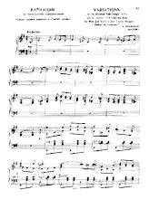 télécharger la partition d'accordéon Variation sur deux chansons au format PDF