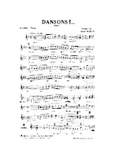 télécharger la partition d'accordéon Dansons (Boléro) au format PDF