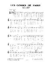 download the accordion score Les gosses de Paris (Valse Chantée) in PDF format