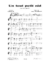 télécharger la partition d'accordéon Un tout petit nid (Fox Trot Chanté) au format PDF