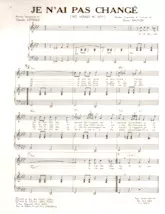 download the accordion score Je n'ai pas changé (No vengo ni voy) (Chant : Julio Iglesias) in PDF format