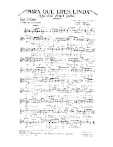 download the accordion score Mira Que Eres Linda (Qu'elle était jolie) (Violon + Accordéon) in PDF format