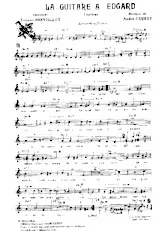 télécharger la partition d'accordéon La guitare à Edgard (Fox Trot) au format PDF