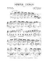descargar la partitura para acordeón Simple Tango en formato PDF