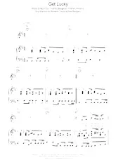 descargar la partitura para acordeón Get Lucky en formato PDF