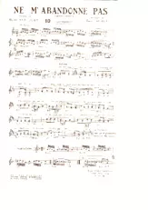 scarica la spartito per fisarmonica Ne m'abandonne pas (Tango Chanté) in formato PDF