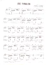 descargar la partitura para acordeón Eté Tyrolien en formato PDF
