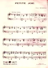 télécharger la partition d'accordéon Petite Joie (Swing) au format PDF