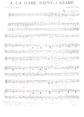 download the accordion score A la gare Saint Lazare in PDF format