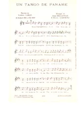 descargar la partitura para acordeón Un tango de Paname en formato PDF