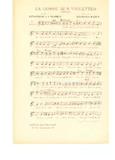 descargar la partitura para acordeón La gosse aux violettes (Chant : Anny Flore) en formato PDF
