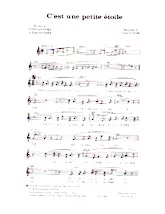 descargar la partitura para acordeón C'est une petite étoile en formato PDF