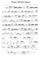 descargar la partitura para acordeón Tango Mélancolique en formato PDF