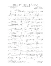 télécharger la partition d'accordéon Des petits câlins (Java Musette) au format PDF