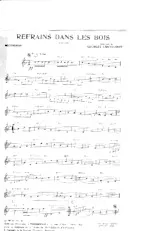 descargar la partitura para acordeón Refrains dans les bois (Valse) en formato PDF