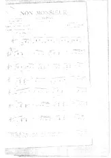 télécharger la partition d'accordéon Non Monsieur (No Señor) (Arrangement : Léo Nègre) (Cha Cha) au format PDF
